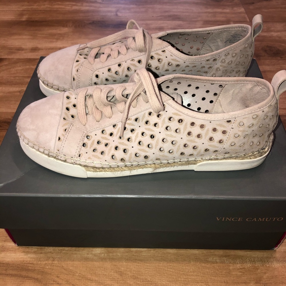 Vince Camuto Theera Perforated Espadrille Sneakers